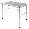 AKTIVE - Table De Camping Pliante, Réglable En 2 Hauteurs, 90x60x40/70 Cm, Gris -Robens Soldes aktive table de camping pliante reglable en 2 hauteurs 90x60x4070 cm gris