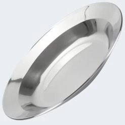 Assiette Creuse De Camping Inox | Diamètre Env. 22 - 24 Cm | 1 Assiette -Robens Soldes assiette creuse de camping inox diametre env 22 24 cm 1 assiette 2