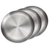 Assiette Plate De Camping | Diamètre Env. 23 Cm | Acier Inox | 3 Assiettes -Robens Soldes assiette plate de camping diametre env 23 cm acier inox 3 assiettes