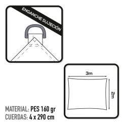 Auvent Rectangulaire En Polyester Aktive Garden Coloris Blanc -Robens Soldes auvent rectangulaire en polyester aktive garden coloris blanc 2