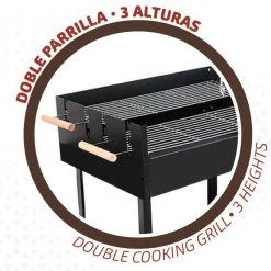 Barbecue Au Charbon De Bois Portable Aktive Double Grill -Robens Soldes barbecue au charbon de bois portable aktive double grill 2