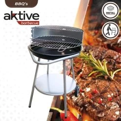 Barbecue Portable Rond 4 Hauteurs Aktive -Robens Soldes barbecue portable rond 4 hauteurs aktive 1
