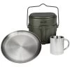 Batterie De Cuisine De Camping, Assiette Plate Et Tasse Isotherme Set -Robens Soldes batterie de cuisine de camping assiette plate et tasse isotherme set
