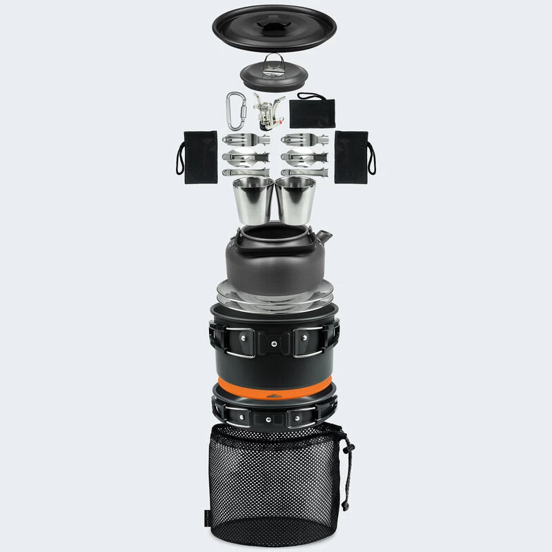 Batterie De Cuisine De Camping, Assiettes, Gobelets Et Couverts | Set Vaisselle 5 Batterie De Cuisine De Camping, Assiettes, Gobelets Et Couverts | Set Vaisselle – Image 3