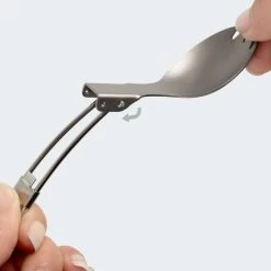 Batterie De Cuisine De Camping Set | Casseroles + Fourchette/Cuillère | Titane -Robens Soldes batterie de cuisine de camping set casseroles fourchettecuillere titane 4