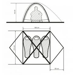 Borzhava 3 Alu - Tente Légère - 3 Personnes - Jaune -Robens Soldes borzhava 3 alu tente legere 3 personnes jaune 4