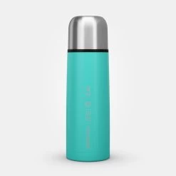 Quechua Bouteille Isotherme Inox 0,4L Avec Gobelet Pour La Randonnée - Turquoise -Robens Soldes bouteille isotherme inox 04l avec gobelet pour la randonnee turquoise 9