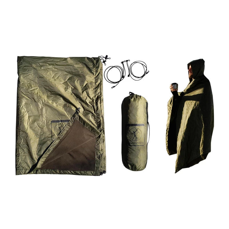Bushmen Thermo Blanket - Bâche/Bivouac/Poncho/Sous-couverture - Olive 3 Bushmen Thermo Blanket - Bâche/Bivouac/Poncho/Sous-couverture - Olive