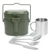 Camping Batterie De Cuisine, Tasse Isotherme & Couverts | Acier Inox & Aluminium -Robens Soldes camping batterie de cuisine tasse isotherme and couverts acier inox and aluminium
