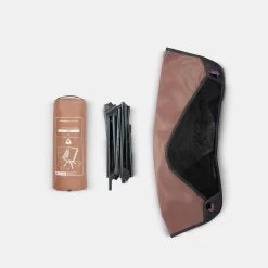 Quechua CHAISE BASSE PLIANTE DE CAMPING MH500 MARRON -Robens Soldes chaise basse pliante de camping mh500 marron 2