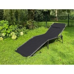 Chaise Longue Torget - Transat - Bain De Soleil 190x60x30 Cm - 150 Kg - Pliable -Robens Soldes chaise longue torget transat bain de soleil 190x60x30 cm 150 kg pliable 4