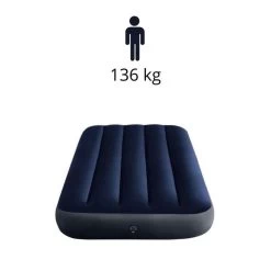 Intex Classic Downy - Lit Gonflable - 191x99x25cm - Compris Les Accessoires -Robens Soldes classic downy lit gonflable 191x99x25cm compris les accessoires 2
