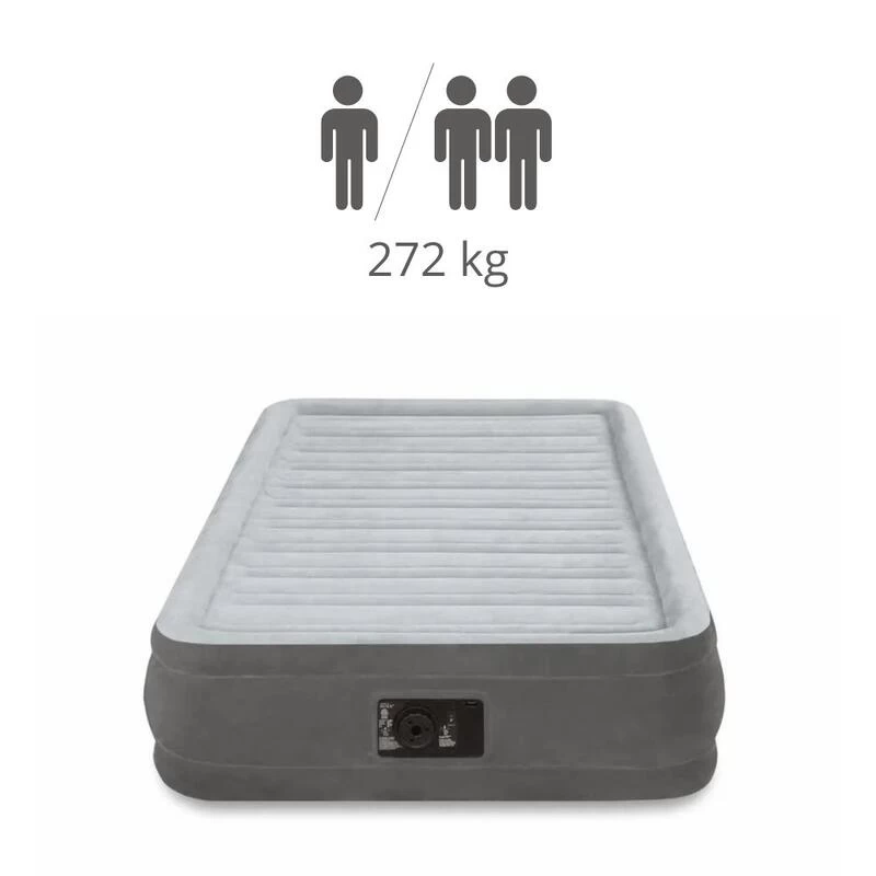 Intex Comfort-Plush 'Queen' - Lit Gonflable - 203x152x33cm - Compris Les Accessoires 5 Intex Comfort-Plush 'Queen' - Lit Gonflable - 203x152x33cm - Compris Les Accessoires – Image 3