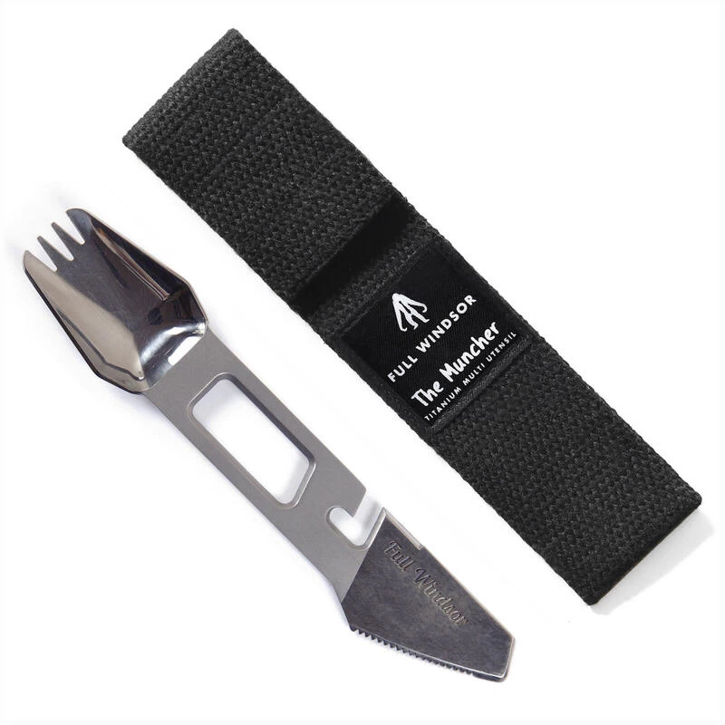 COUVERTS MULTIFONCTIONS THE MUNCHER - 9 EN 1 - BIVOUAC RANDONNÉE - TITANE PUR 4 COUVERTS MULTIFONCTIONS THE MUNCHER - 9 EN 1 - BIVOUAC RANDONNÉE - TITANE PUR – Image 2