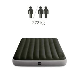 Intex Downy Full Airbed - Lit Gonflable - 191x137x25cm - Avec Accessoires -Robens Soldes downy full airbed lit gonflable 191x137x25cm avec accessoires 2