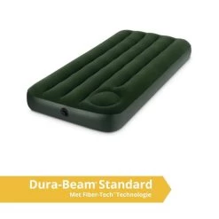 Intex Downy Twin Airbed With Foot BIP - Lit Gonflable - 191x99x25cm - Avec Accessoires -Robens Soldes downy twin airbed with foot bip lit gonflable 191x99x25cm avec accessoires 1