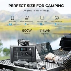 Générateur Solaire BLUETTI EB70 716Wh -Robens Soldes generateur solaire bluetti eb70 716wh 1