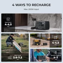 Générateur Solaire BLUETTI EB70 716Wh -Robens Soldes generateur solaire bluetti eb70 716wh 3