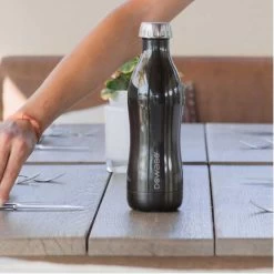 Gourde Cocktail Coll Simple Paroi Grasshopper - 1200 Ml - Vert -Robens Soldes gourde cocktail coll simple paroi grasshopper 1200 ml vert 4