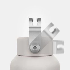 Quechua Gourde Inox 0,6L Avec Bouchon à Vis Pour La Randonnée - Blanc -Robens Soldes gourde inox 06l avec bouchon a vis pour la randonnee blanc 4