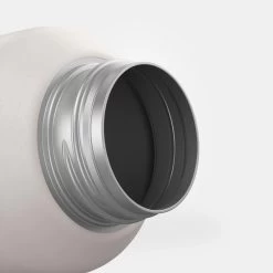 Quechua Gourde Inox 0,6L Avec Bouchon à Vis Pour La Randonnée - Blanc -Robens Soldes gourde inox 06l avec bouchon a vis pour la randonnee blanc 6