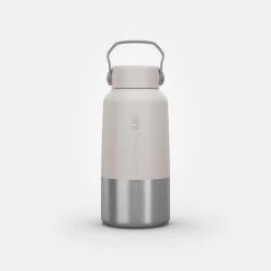 Quechua Gourde Inox 0,6L Avec Bouchon à Vis Pour La Randonnée - Blanc -Robens Soldes gourde inox 06l avec bouchon a vis pour la randonnee blanc 9