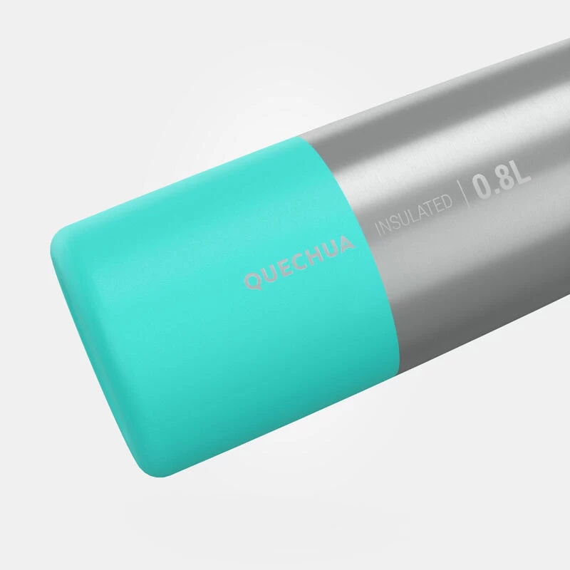 Quechua Gourde MH500 Isotherme Randonnée Inox 0,5L Turquoise 4 Quechua Gourde MH500 Isotherme Randonnée Inox 0,5L Turquoise – Image 2