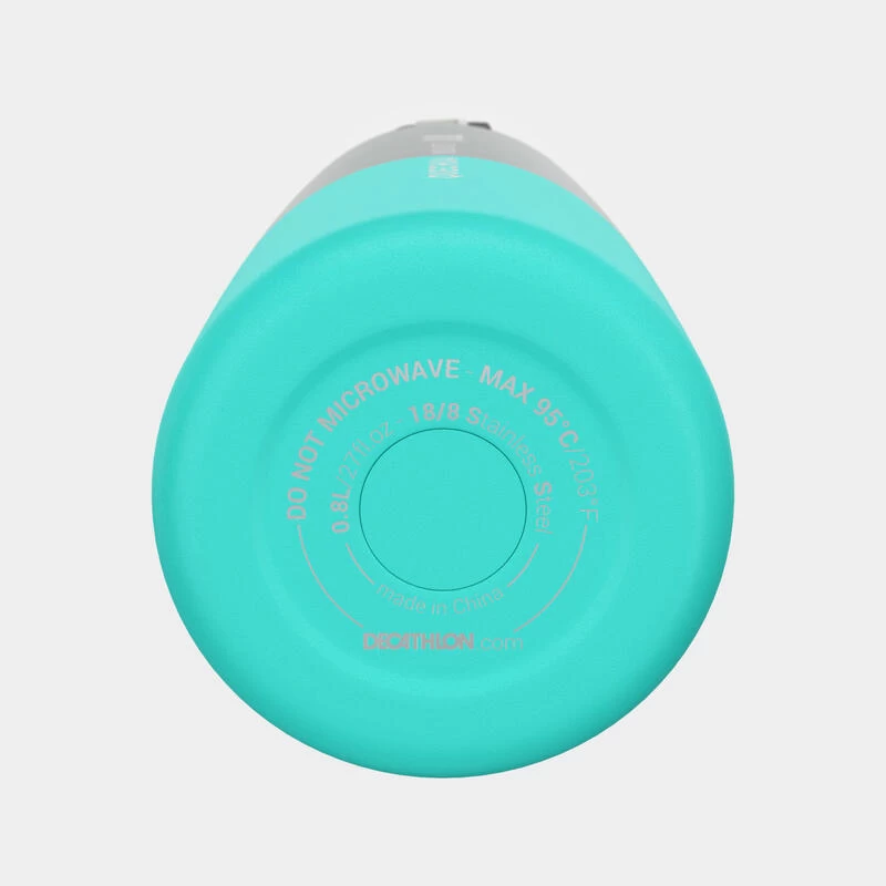 Quechua Gourde MH500 Isotherme Randonnée Inox 0,5L Turquoise 5 Quechua Gourde MH500 Isotherme Randonnée Inox 0,5L Turquoise – Image 3