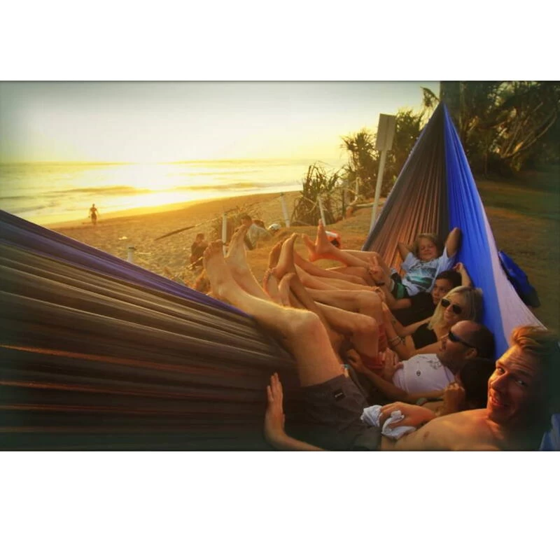 TICKET TO THE MOON Hamac King SizeAqua / Gris Foncé 6 TICKET TO THE MOON Hamac King SizeAqua / Gris Foncé – Image 4