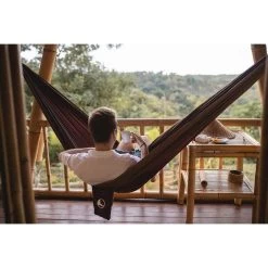 TICKET TO THE MOON Hamac TTTM Compact Chocolate -Robens Soldes hamac tttm compact chocolate 2