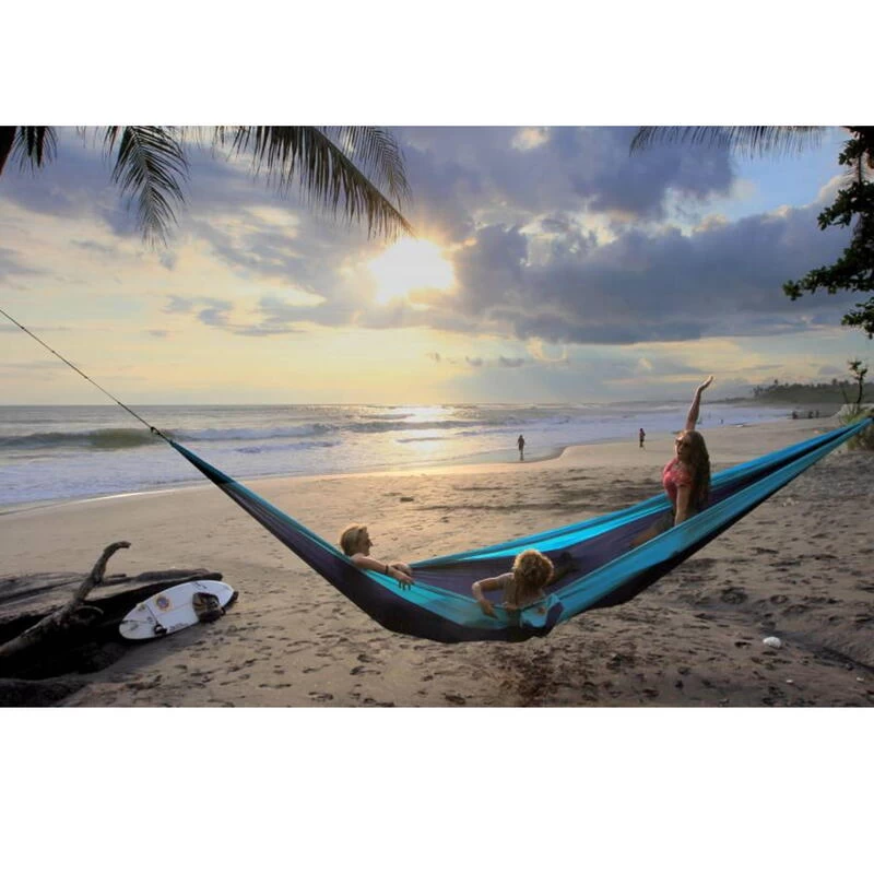 TICKET TO THE MOON Hamac TTTM King Size Bleu Aqua / Rose 5 TICKET TO THE MOON Hamac TTTM King Size Bleu Aqua / Rose – Image 3