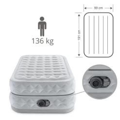 Intex Matelas Gonflable - 1-Person - 99 X 191 X 51 Cm - Gris 10 Intex Matelas Gonflable - 1-Person - 99 X 191 X 51 Cm - Gris -Robens Soldes intex matelas gonflable 1 person 99 x 191 x 51 cm gris 3