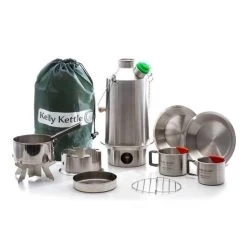 Kelly Kettle Kit 'Base Camp' Ultime - Acier Inoxydable NOUVEAU -Robens Soldes kelly kettle kit base camp ultime acier inoxydable nouveau 3