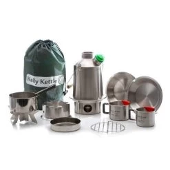 Kelly Kettle Kit Ultime 'Scout' - Acier Inoxydable NOUVEAU -Robens Soldes kelly kettle kit ultime scout acier inoxydable nouveau 3