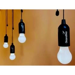 Lampe De Camping Skandika Narvik | Set De 4 Lampes LED, Pull Light, à Piles -Robens Soldes lampe de camping skandika narvik set de 4 lampes led pull light a piles 2