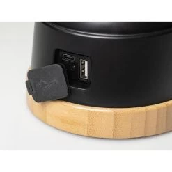Lampe Lanterne De Camping LED Kiruna Jord - Rechargeable - USB - Bambou - Rétro -Robens Soldes lampe lanterne de camping led kiruna jord rechargeable usb bambou retro 4