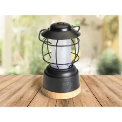 Lampe Lanterne De Camping LED Kiruna Jord - Rechargeable - USB - Bambou - Rétro -Robens Soldes lampe lanterne de camping led kiruna jord rechargeable usb bambou retro 6