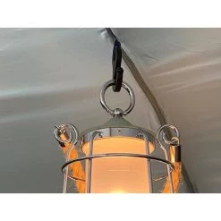 Lampe Lanterne De Camping LED Kiruna - Rechargeable - USB - Bambou - Style Rétro -Robens Soldes lampe lanterne de camping led kiruna rechargeable usb bambou style retro 3