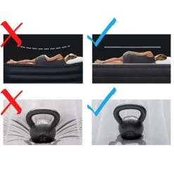 Matelas Gonflable - Intex Prestige Downy -2 Personnes - 152x203x25 Cm (BxLxH) -Robens Soldes matelas gonflable intex prestige downy 2 personnes 152x203x25 cm bxlxh 2