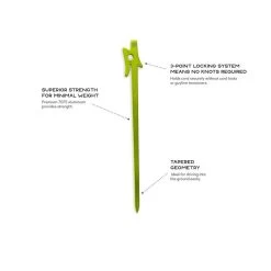 Nemo Equipment Airpin Tent Pegs - 4 Pièces -Robens Soldes nemo equipment airpin tent pegs 4 pieces 4