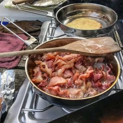 Pathfinder Poêle à Frire Pliable En Acier Inoxydable Avec Couvercle -Robens Soldes pathfinder poele a frire pliable en acier inoxydable avec couvercle 3