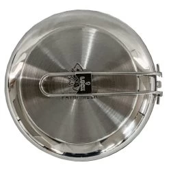 Pathfinder Poêle à Frire Pliable En Acier Inoxydable Avec Couvercle -Robens Soldes pathfinder poele a frire pliable en acier inoxydable avec couvercle 4