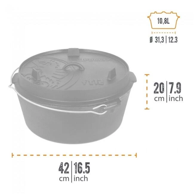Petromax Dutch Oven FT12-12QT - Sans Pieds 5 Petromax Dutch Oven FT12-12QT - Sans Pieds – Image 3