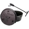 Petromax Dutch Oven FT6-6QT (avec Pieds) Et Levier De Couvercle -Robens Soldes petromax dutch oven ft6 6qt avec pieds et levier de couvercle