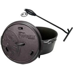Petromax Dutch Oven FT6-6QT (avec Pieds) Et Levier De Couvercle
