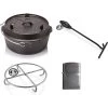 Petromax Dutch Oven FT6-6QT (Sans Pieds) Set - Poêle + Levier De Couvercle +