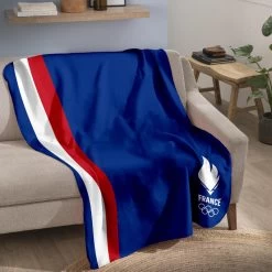 Plaid Polaire 110x140 Cm 100% Polyester Jeux Olympiques - Drapeau -Robens Soldes plaid polaire 110x140 cm 100 polyester jeux olympiques drapeau 1