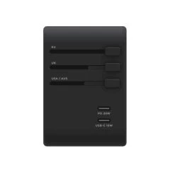 Prise Mondiale Universelle RollingSQUARE Avec 2 USB-C Et 3 USB-A -Robens Soldes prise mondiale universelle rollingsquare avec 2 usb c et 3 usb a 2