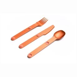 SET 3 COUVERTS MAGNÉTIQUES MAGWARE - CAMPING BIVOUAC - ALUMINUM DUR - AVEC ÉTUI -Robens Soldes set 3 couverts magnetiques magware camping bivouac aluminum dur avec etui 1