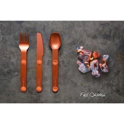 SET 3 COUVERTS MAGNÉTIQUES MAGWARE - CAMPING BIVOUAC - ALUMINUM DUR - AVEC ÉTUI -Robens Soldes set 3 couverts magnetiques magware camping bivouac aluminum dur avec etui 3